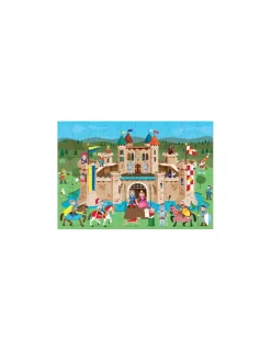 Sassi junior Les chevaliers du Moyen âge - puzzle géant et livre Sassi