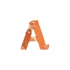 Moulin Roty Lettre A orange en bois -