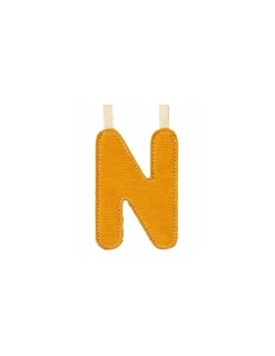 Lilliputiens Lettre N jaune phosphorescente -