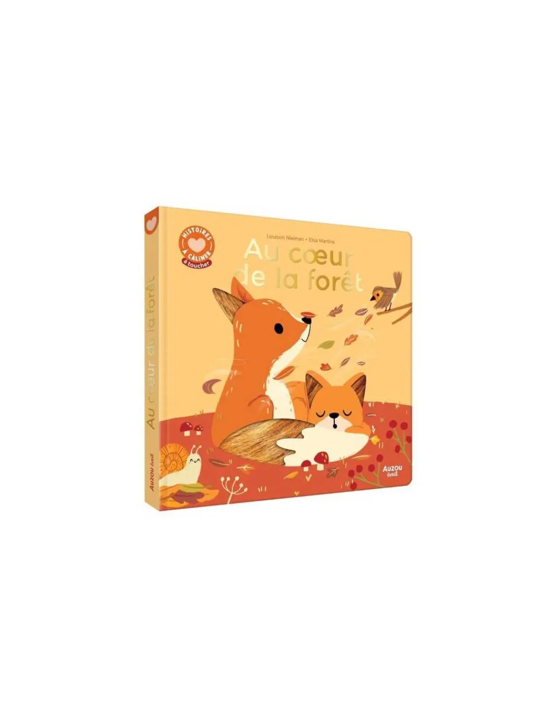 Auzou Livre à toucher Au coeur de la forêt -