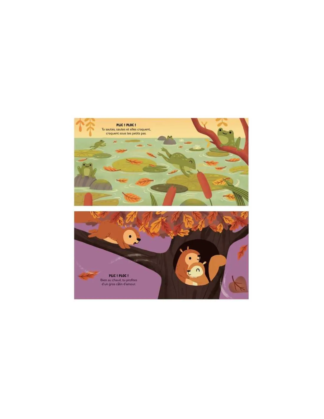 Auzou Livre à toucher Au coeur de la forêt -