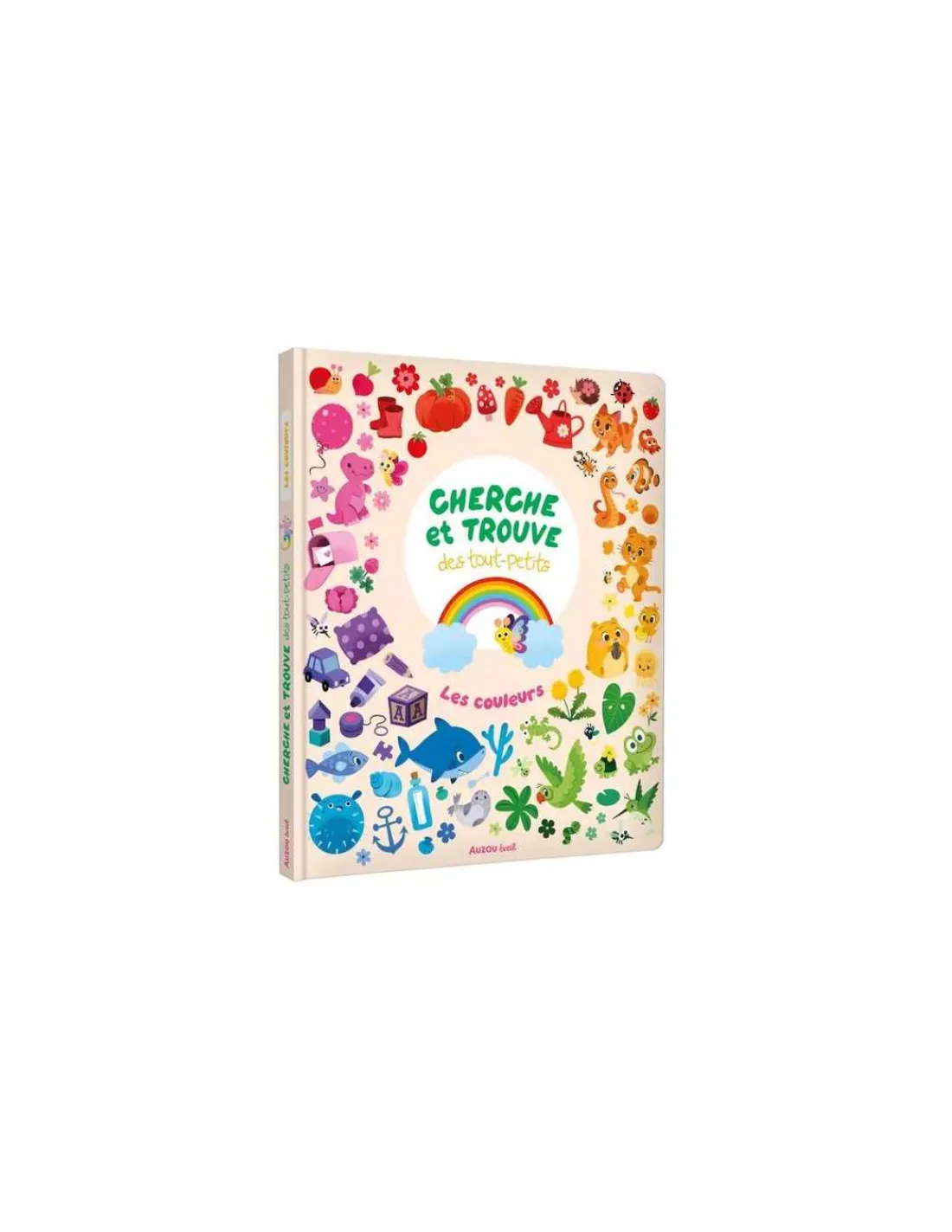 Auzou Livre Cherche et trouve des tout-petits Les couleurs -
