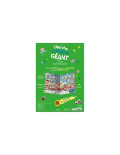 Auzou Livre Cherche et trouve géant L'ère des dinosaures -