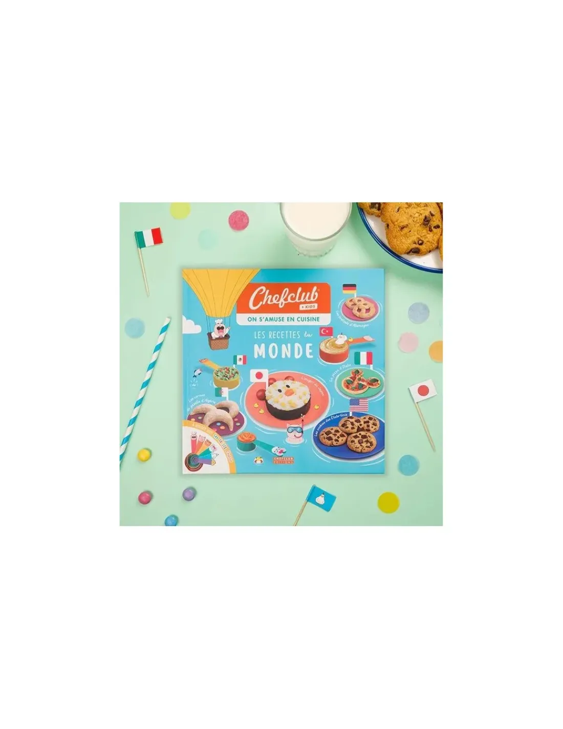 Chefclub kids Livre Les Recettes du Monde -