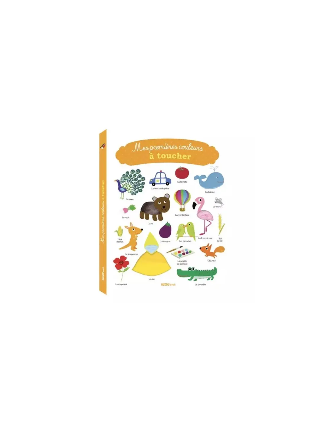 Auzou Livre Mes premières couleurs à toucher -