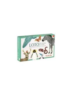 Enfant Moulin Roty Loto des animaux Tout autour du monde -