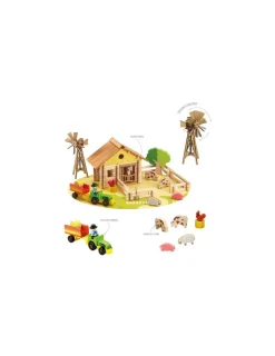 Jeujura Ma ferme en bois 145 pièces -