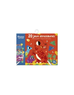 Auzou Ma pochette de 20 jeux dinosaures -