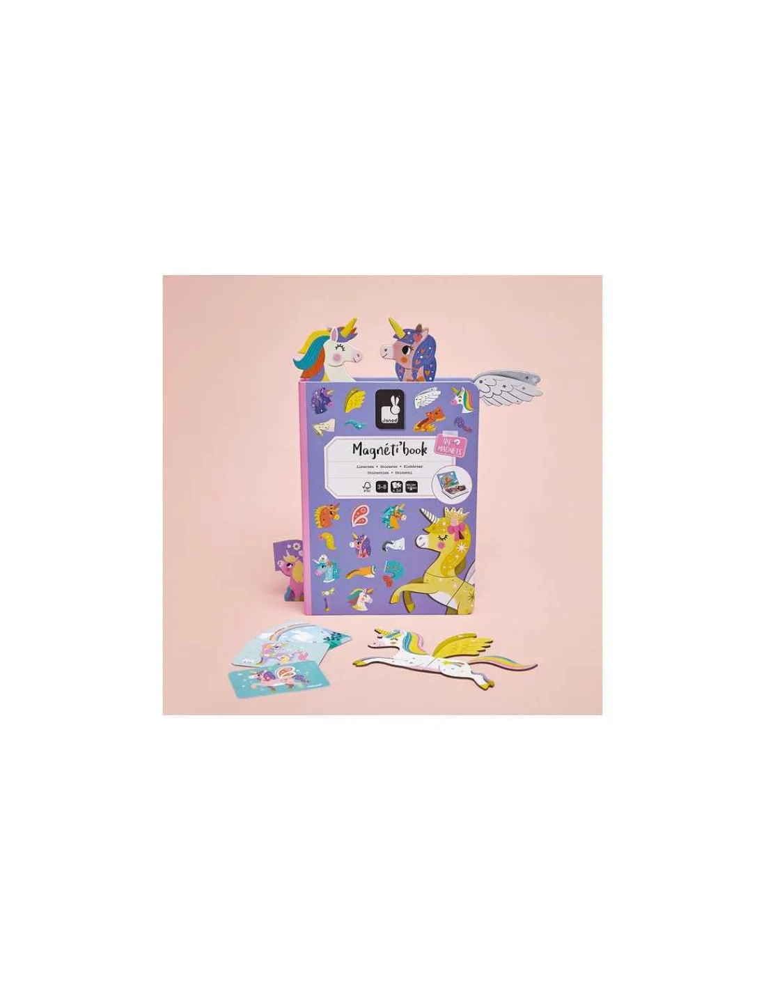 Janod Magnetibook Licornes -