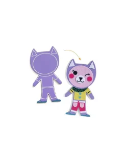 Djeco Magnets à décorer Funky Family - Do It Yourself -