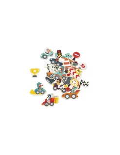 Janod Magnets Bolides 24 pièces -