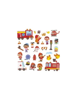 Janod Magnéti'stories Les pompiers -