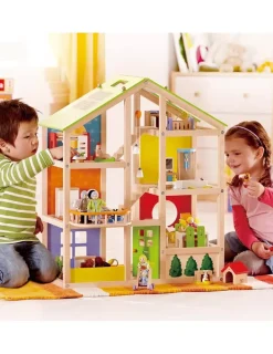 Enfant Hape Toys Maison toute saison meublée - Hape