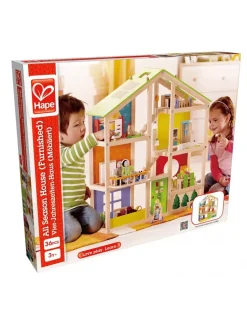 Enfant Hape Toys Maison toute saison meublée - Hape