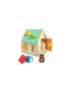 Hape Toys Maison trieuse de formes Les amis de la forêt - Hape