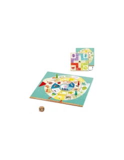 Enfant Djeco Mallette de jeux Junior - Ludo and Co -