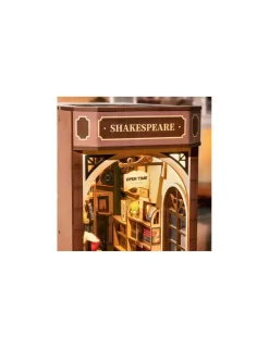 Rolife Maquette Bookstore Shakespeare Book Nook - -