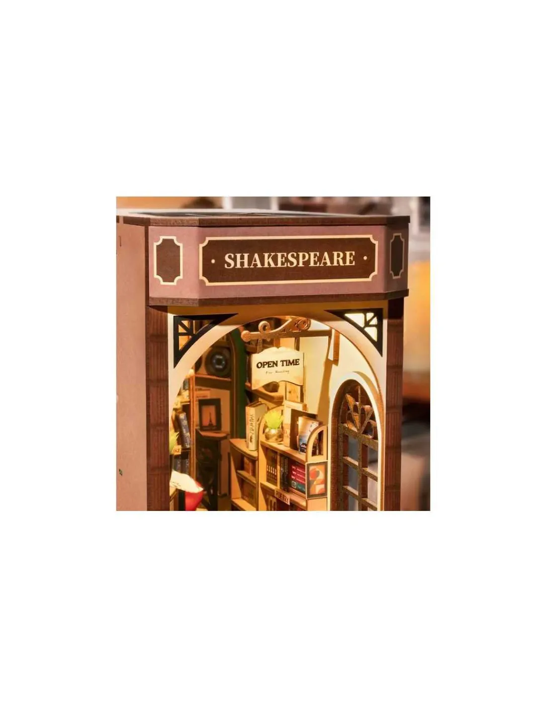 Rolife Maquette Bookstore Shakespeare Book Nook - -