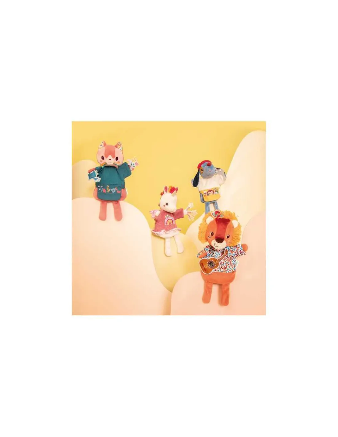 Lilliputiens Marionnette Jack le lion -