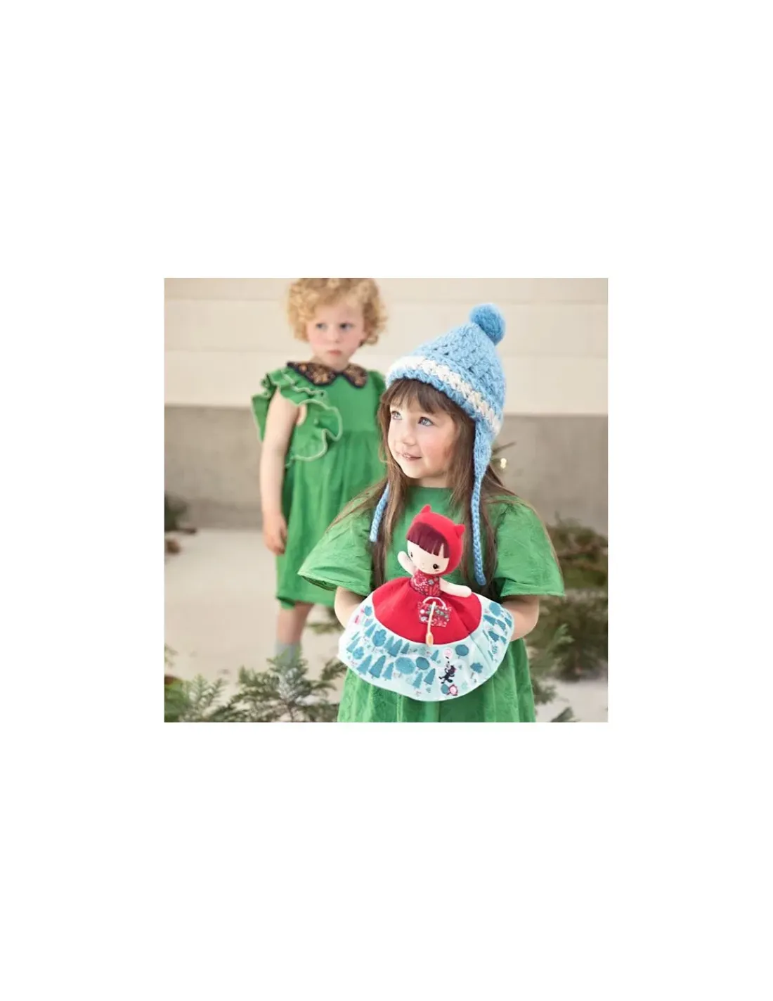 Lilliputiens Marionnette réversible Chaperon rouge -