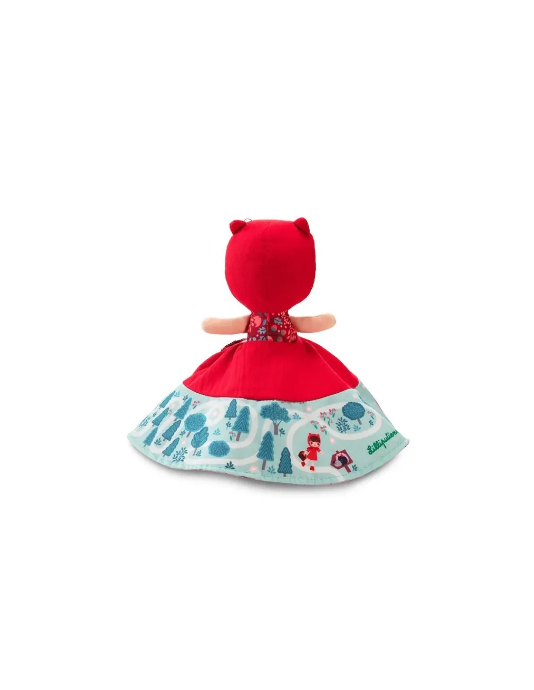 Lilliputiens Marionnette réversible Chaperon rouge -