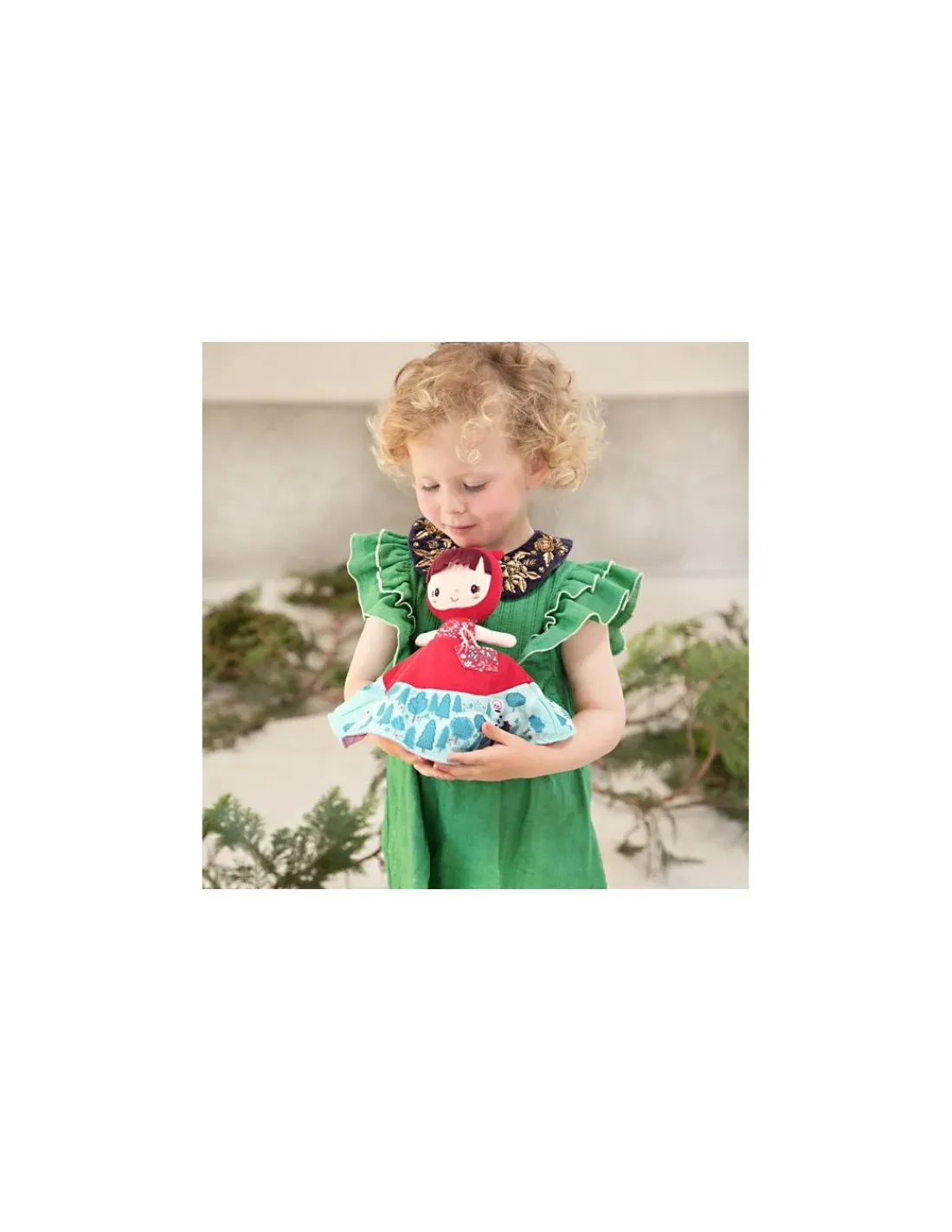 Lilliputiens Marionnette réversible Chaperon rouge -