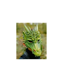 Enfant Great Pretenders Masque de dragon vert -