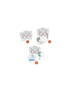 Djeco Masques à métalliser Super Robots - Do it Yourself -