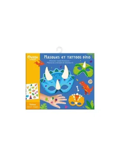 Auzou Masques et tatoos dino -