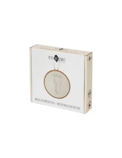 Petit Artichaut Médaillon empreinte bois -