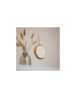 Petit Artichaut Médaillon empreinte bois -