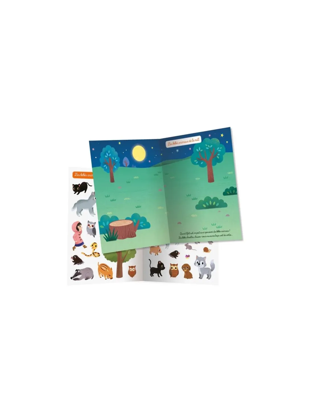 Auzou Mes 500 Autocollants bébé animaux -