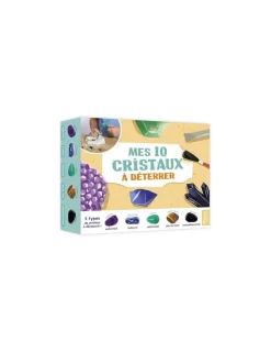 Auzou Mes 10 cristaux à déterrer -