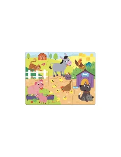 123 Soleil Mes puzzles sonores animaux - !