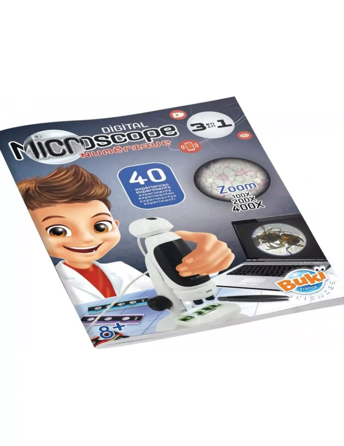 Enfant Buki France Microscope vidéo 3 en 1 - Buki