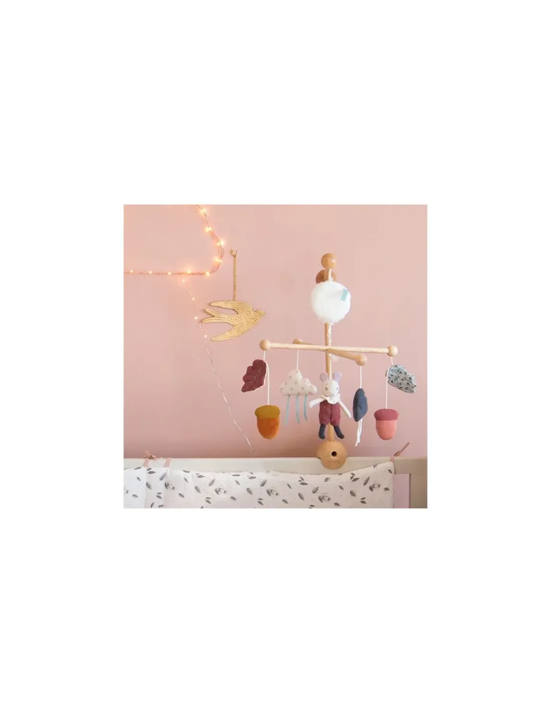 Enfant Moulin Roty Mobile musical croisillon Après la pluie -