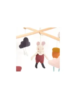 Enfant Moulin Roty Mobile musical croisillon Après la pluie -