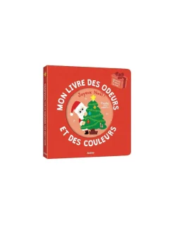 Auzou Mon livre des odeurs et des couleurs Joyeux Noël -
