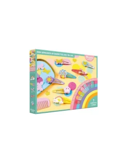 Auzou Mon semainier de barrettes arc en ciel -