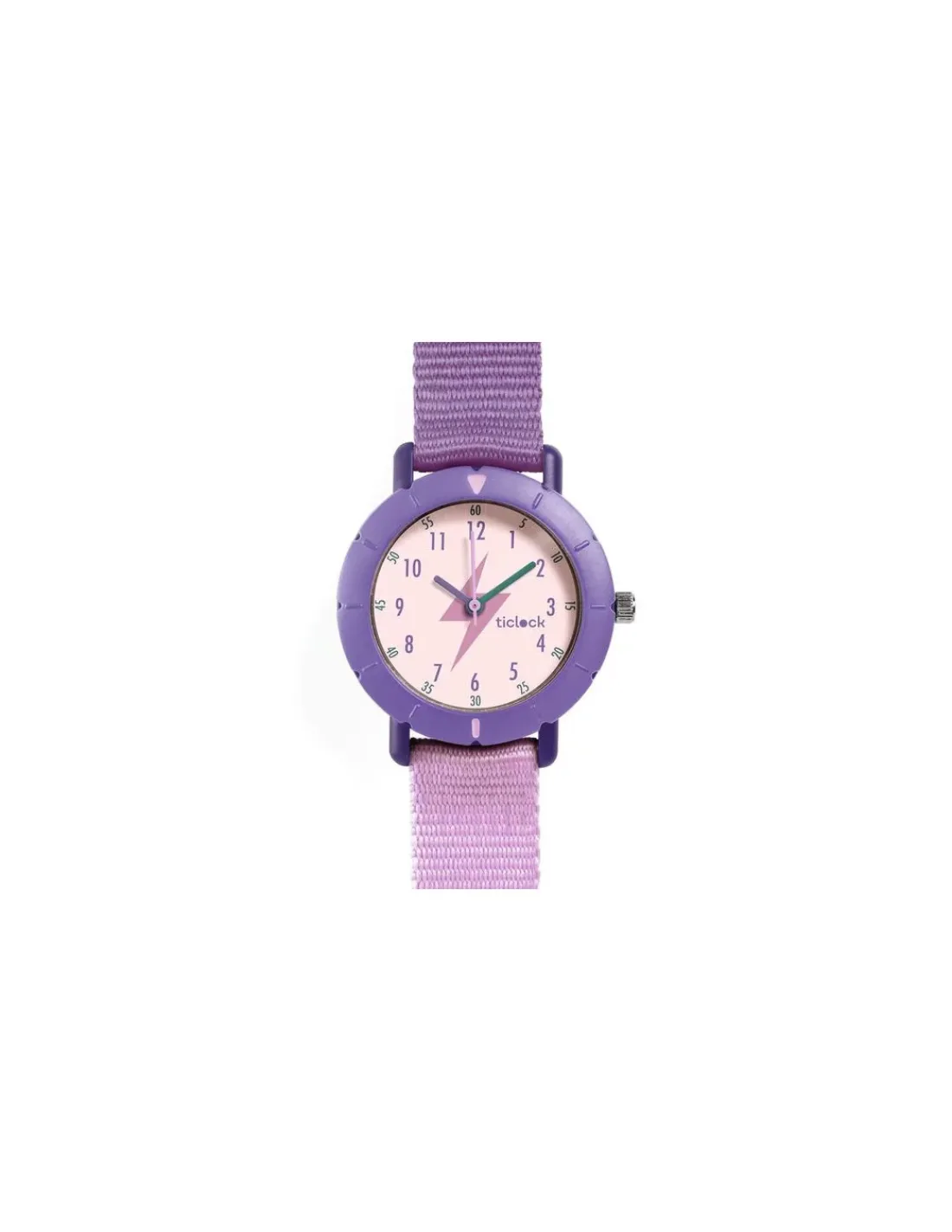 Enfant Ticlock by Djeco Montre sport Purple Flash - Djeco