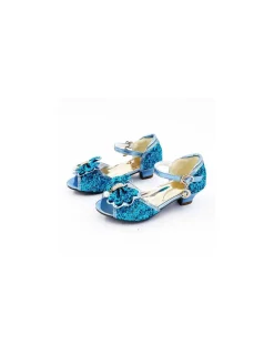 Labay Mules à Nœuds et Paillette bleu 5 - 7 ans -