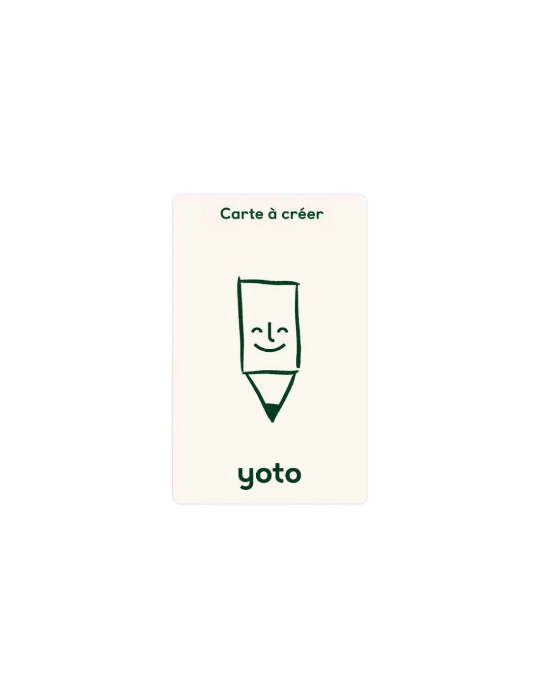 Yoto Pack de 5 cartes à créer -