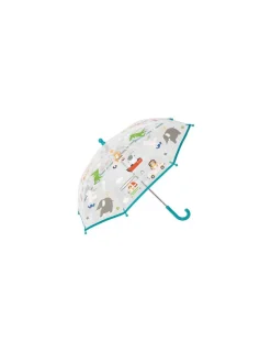 Enfant LittLe L Parapluie animaux et transports transparent et magique -