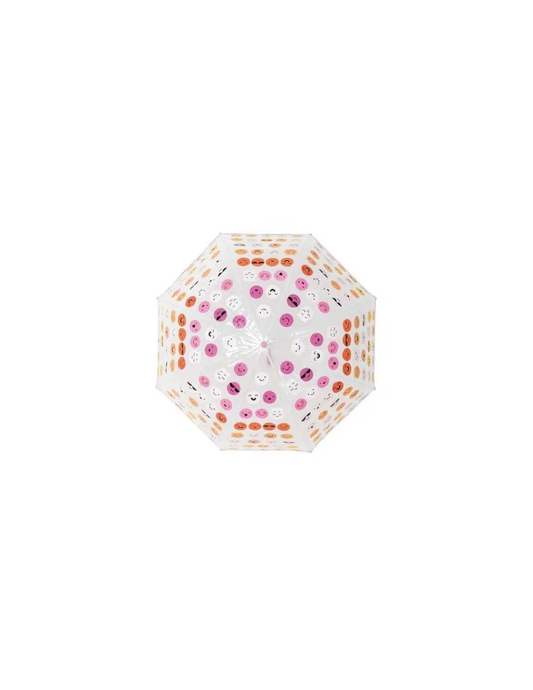 Enfant LittLe L Parapluie cloche emojis transparent et magique -