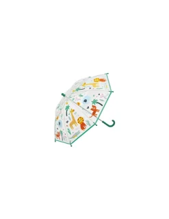 Enfant LittLe L Parapluie jungle transparent et magique -