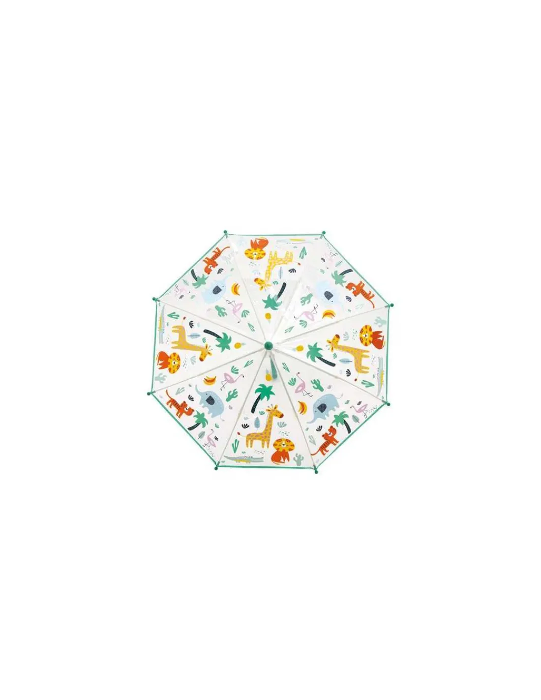 Enfant LittLe L Parapluie jungle transparent et magique -