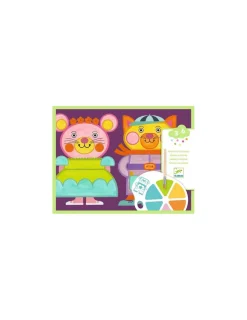 Djeco Peinture à la palette Les Joufflus -