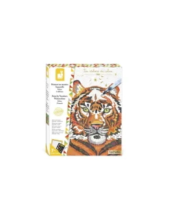 Janod Peinture au numéro aquarelle Félins -