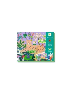Enfant Djeco Peinture 3D Forêt tropicale -
