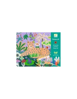 Enfant Djeco Peinture 3D Forêt tropicale -
